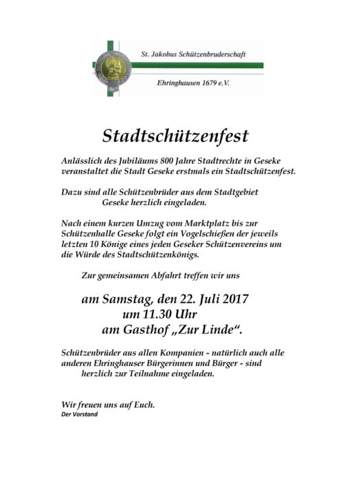 Stadtschützenfest